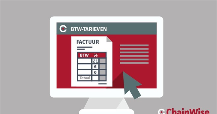 Verschillende btw-tarieven tonen op factuur
